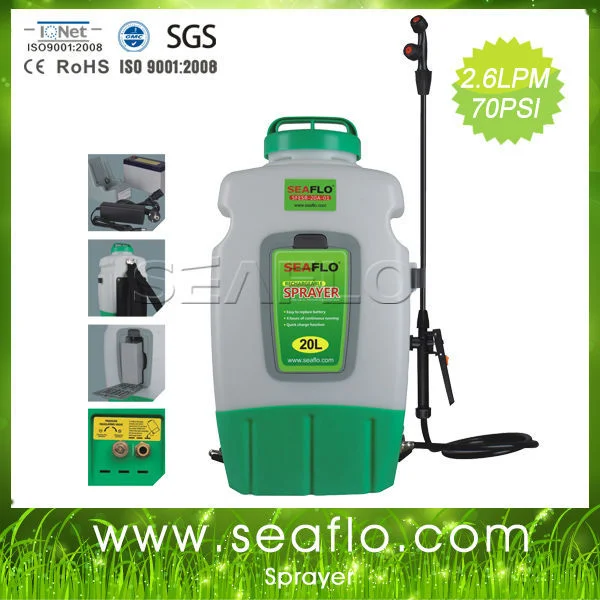 Seaflo 12V partes separadas de mochila pulverizador para produtos agrícolas