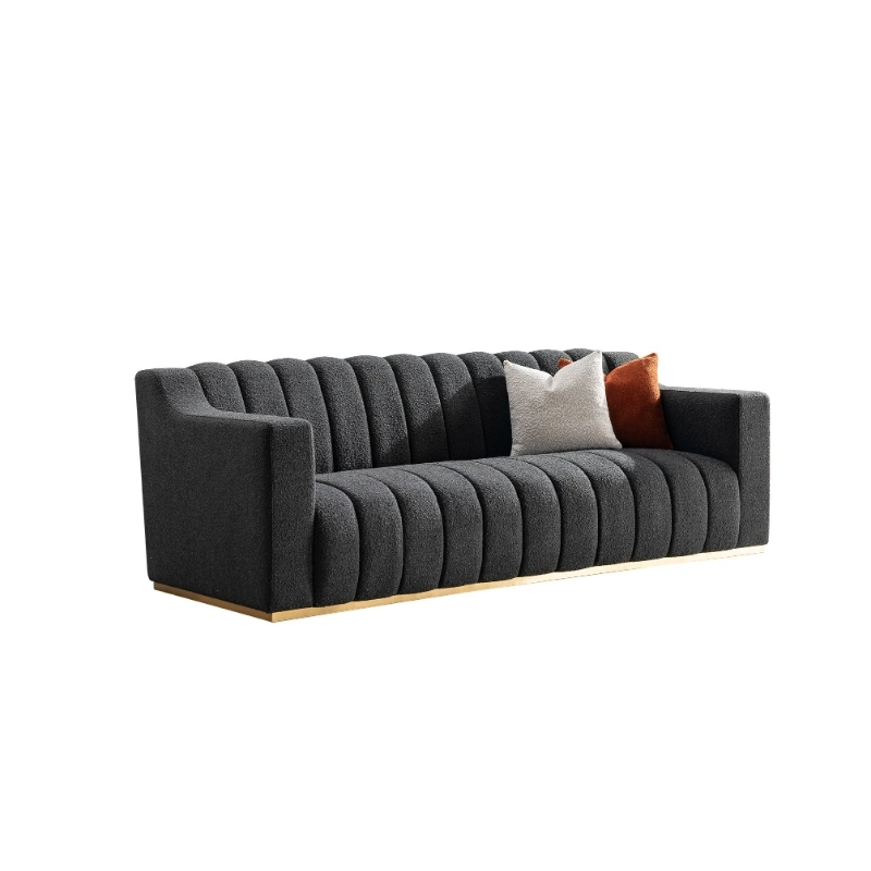 Modern Couch Simple Sofa Minimalist Italian Designs Fabric Sofa Set Furniture Living Room