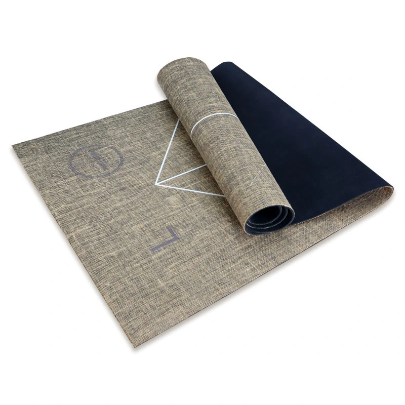 Eco Friendly Durable Logo Design High Quality Eco Yoga Mat Jute