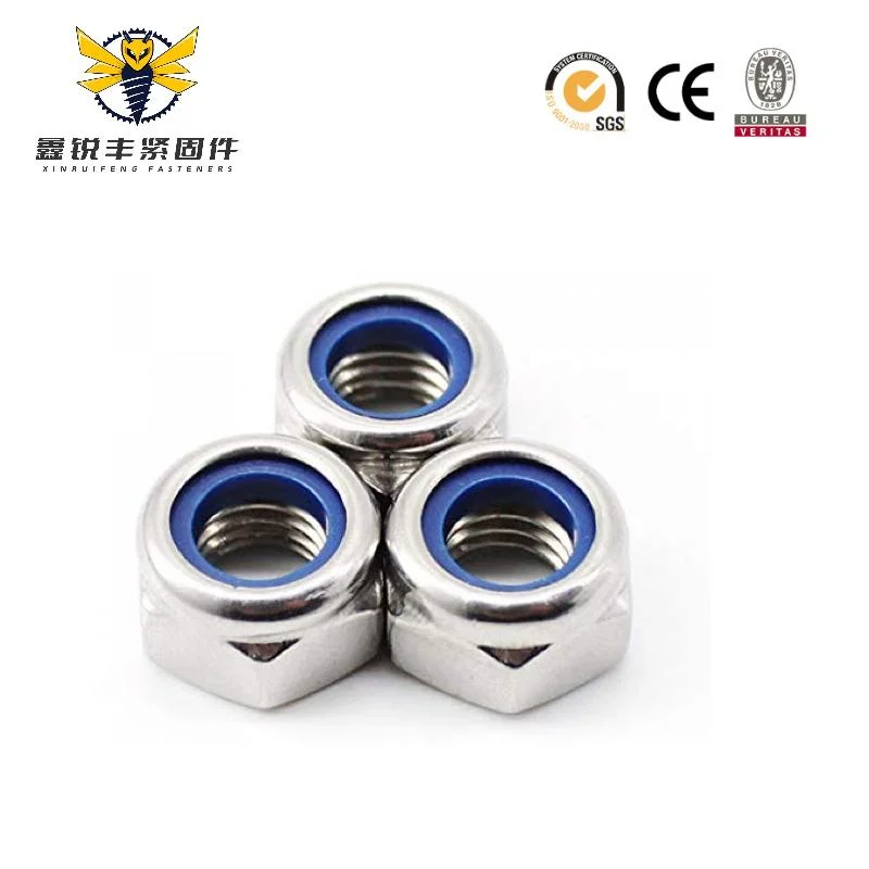 Wholesale/Supplier Stainless Steel Lock Nut M5 with Nylon Insert