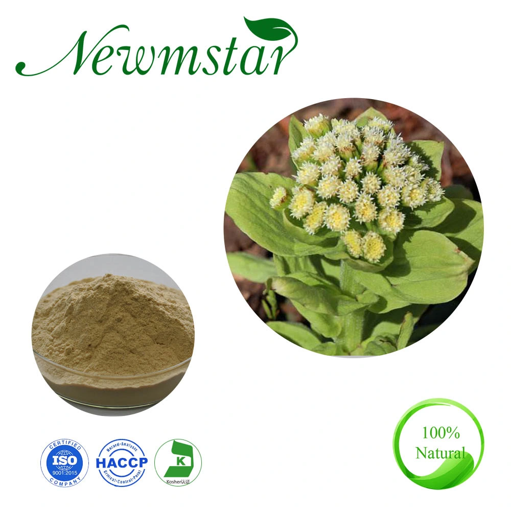 Pflanzenextrakt Butterbur Wurzelextrakt Petasine 15% HPLC/ Petasiten Hybridus Extrakt CAS-Nr.: 60102-37-6