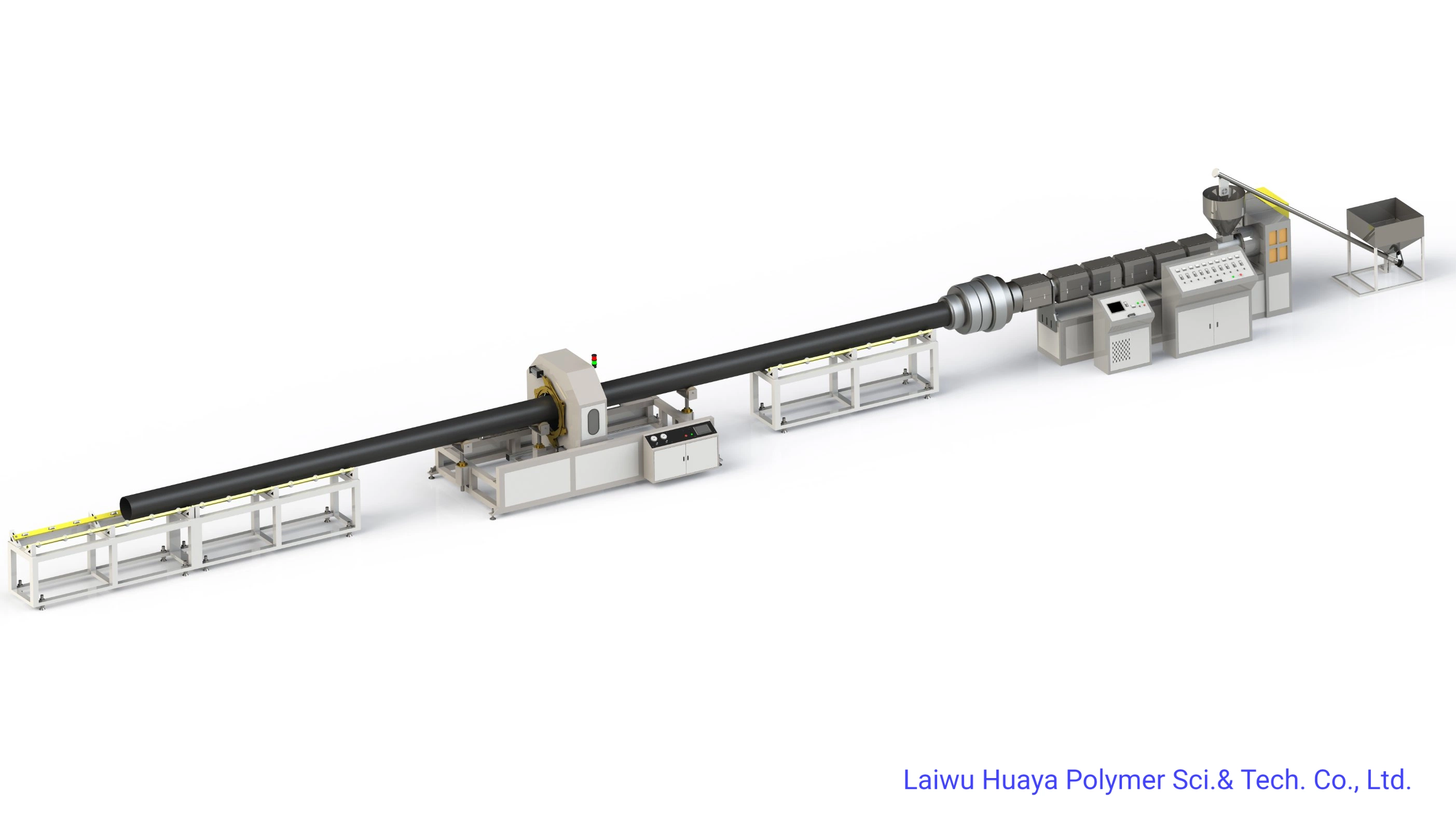 UHMWPE máquina de fabricación de tuberías para la Extrusión de línea de producción de pozos de aceite Resistente al desgaste