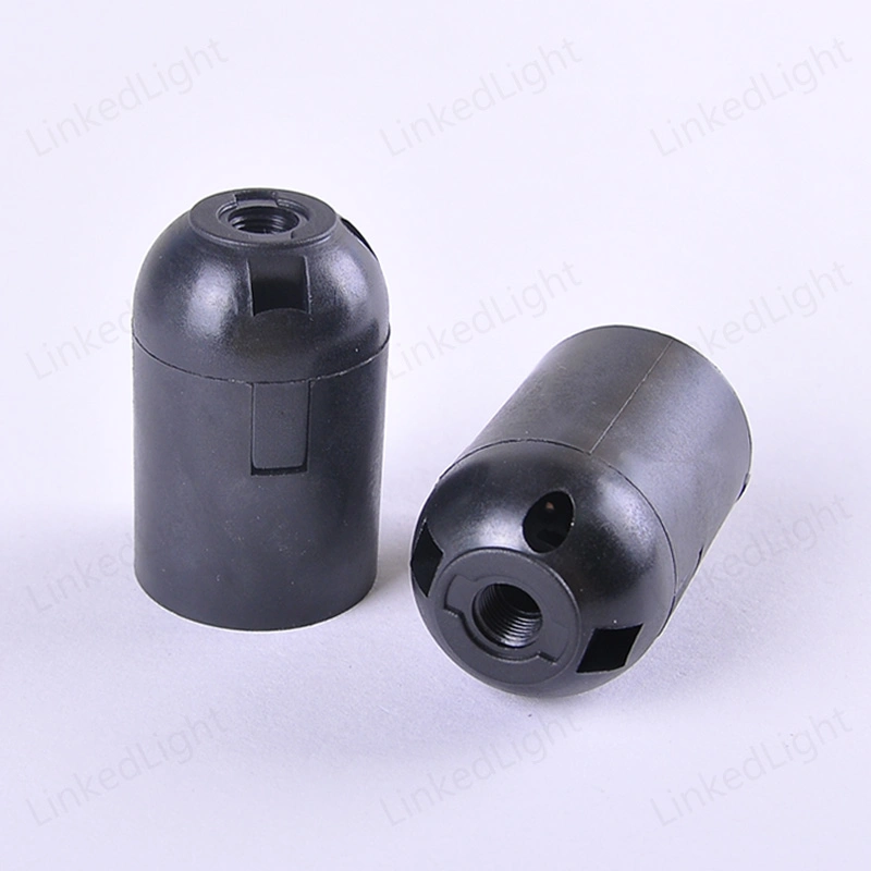 Factory Direct Sale E26 Thermoplastic Smooth Lamp Socket for Floor Lamps