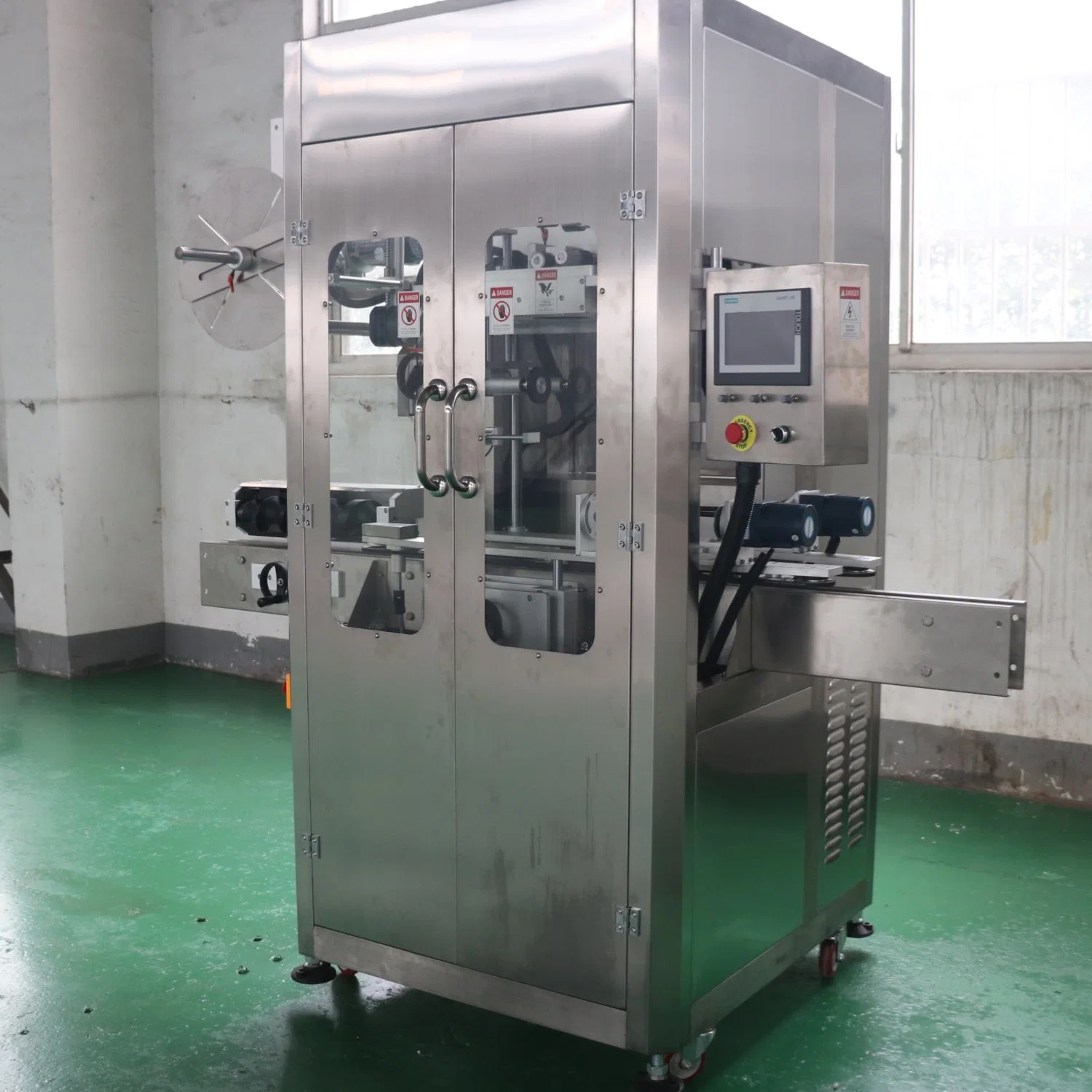 Automatic Bottle PVC Sleeve Shrink Labeling Machine