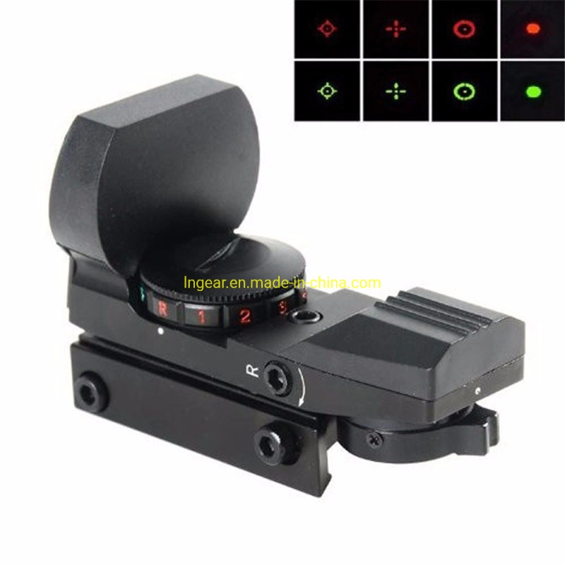 Hot 20mm Rail Riflescope Hunting Optics Holographic Red DOT Sight Reflex 4 Reticle Scope for Hunting Gun Accessories