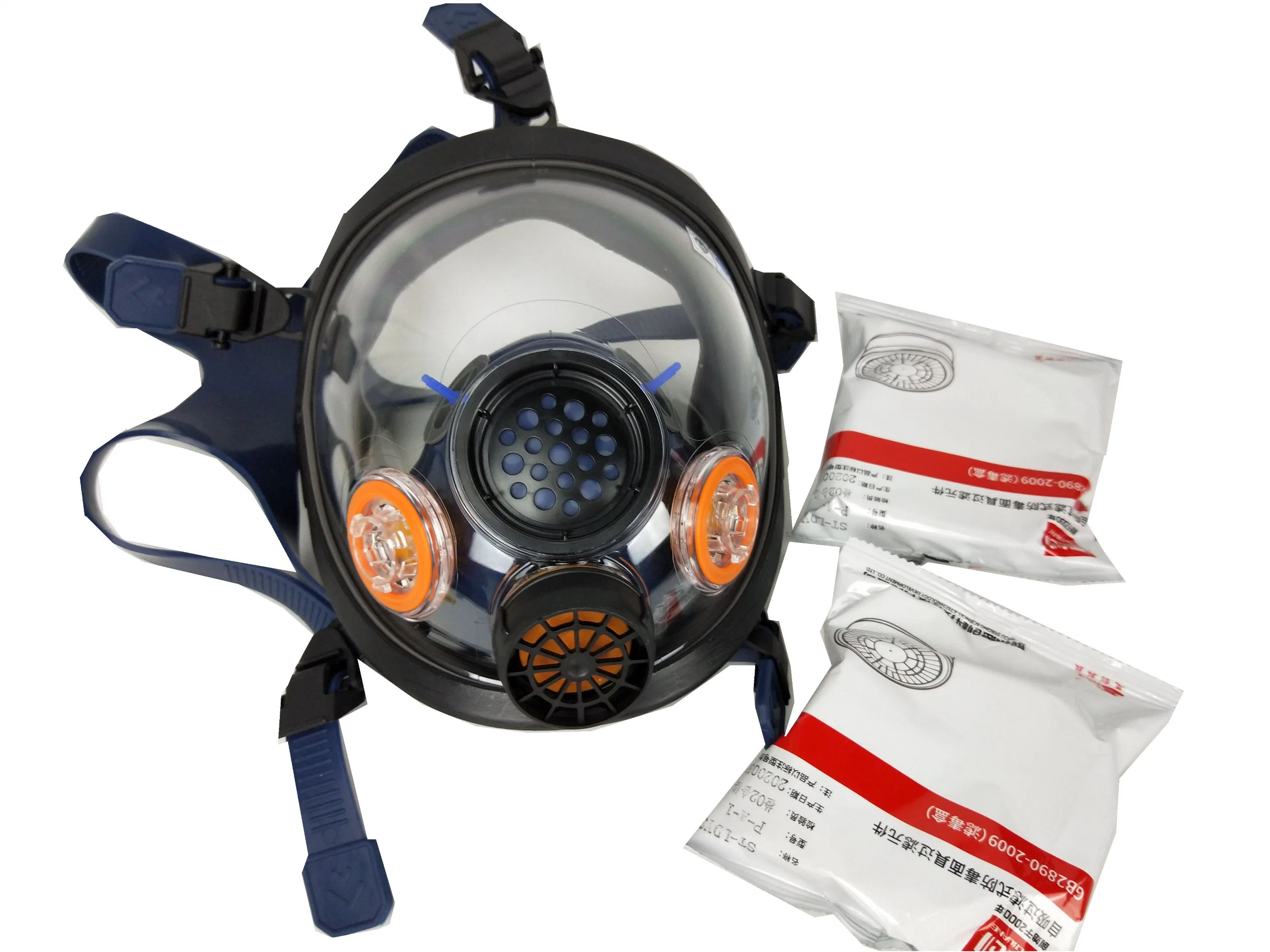 Respiratory Protection Tear Gas Mask for Full Face with Filter