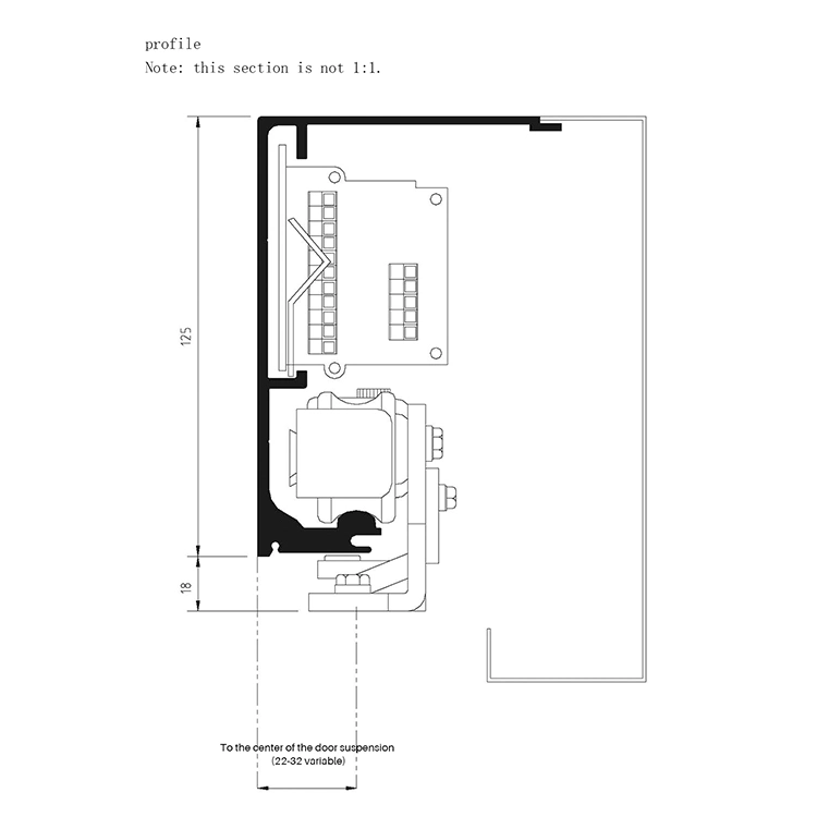 Hot Sale Aluminum Electric Sliding Door Automatic Operation Sliding Door for Building Entrance