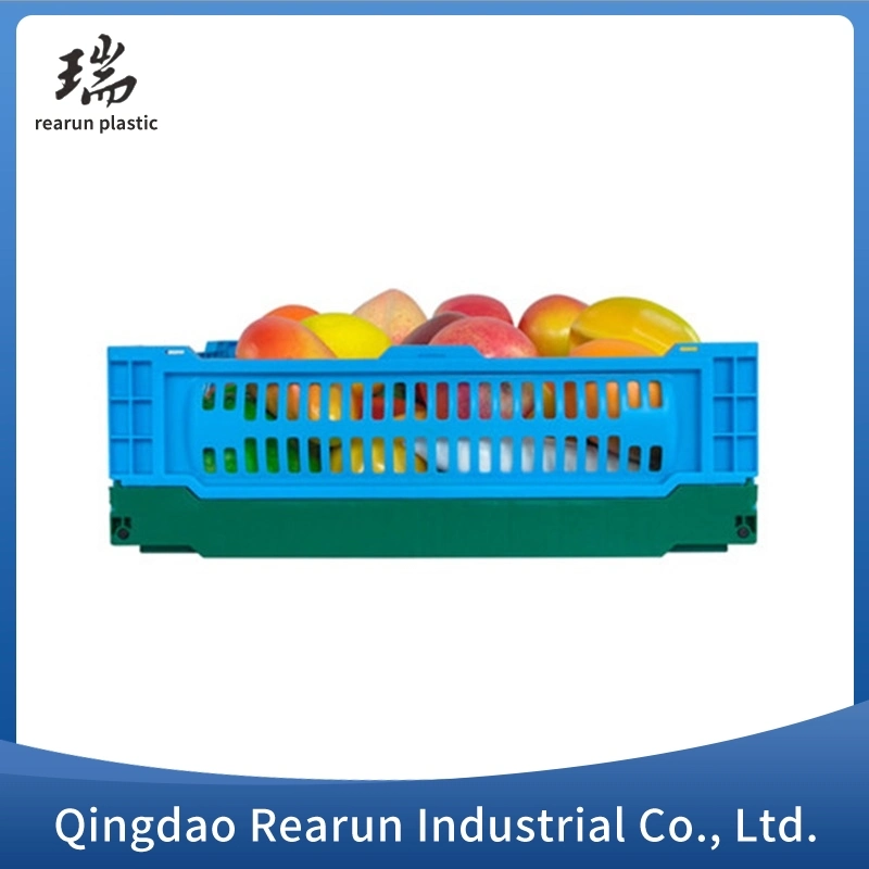 Supermarket Vegetable Collapsible Storage Foldable Plastic Baskets