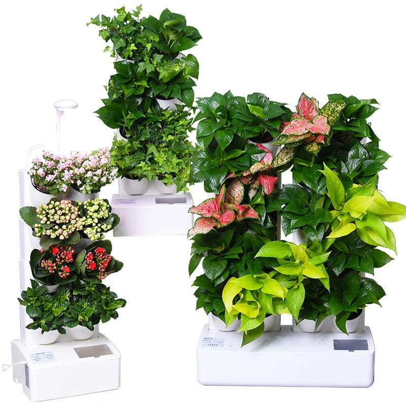 Mini Plant Wall Pot Automatic Irrigation Timing Fill Light Families Grow Small Gardens