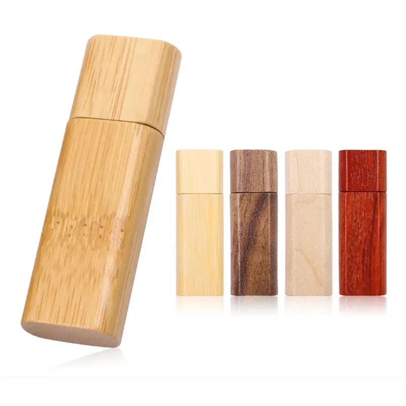 Promotional Gift Custom Logo Special Wooden Designs USB Flash Drive