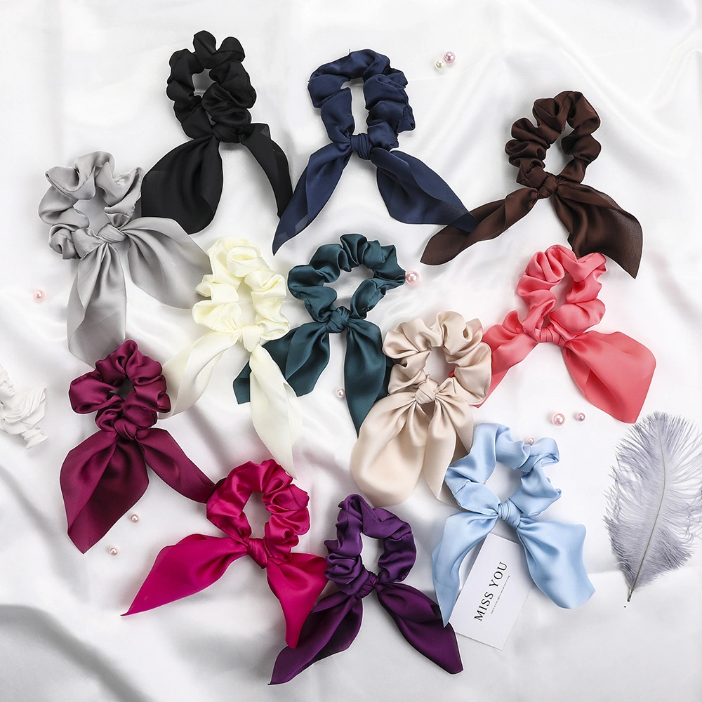 Wholesale Chinese Traditional Style Multicolor Smooth Hair Ribbons for Hair Accessories