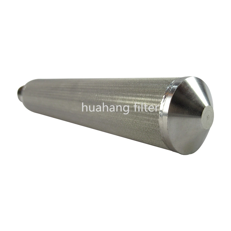 Customized threaded connection Stainless Steel Porous Wire Mesh Powder Metal Sintered Filters