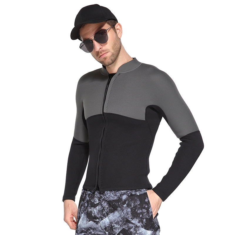 3 mm neopreno Wetsuit efecto Eslimming Submarinismo Top Buceo Natación Para el hombre