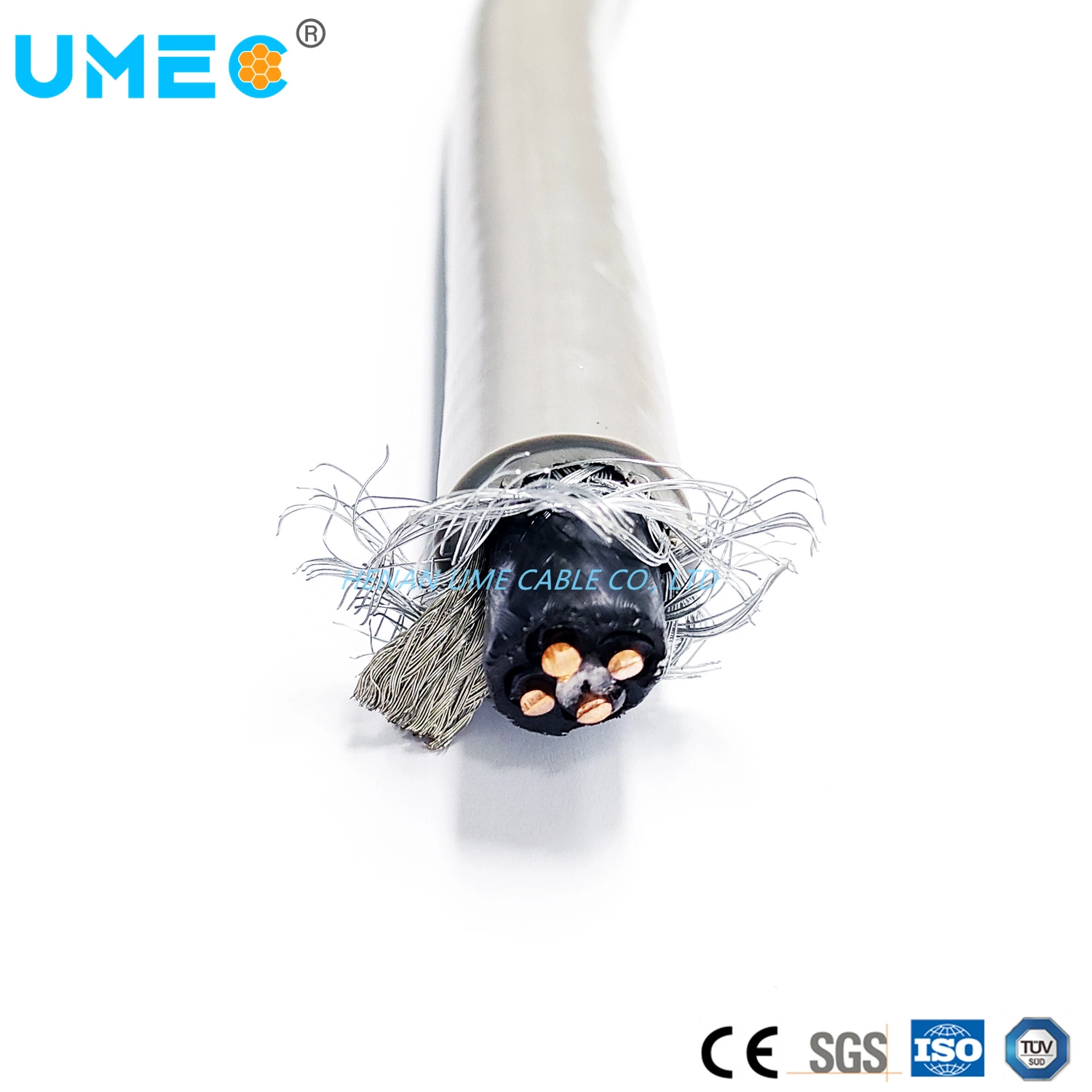 Armoured Cable Galvanized Steel Wire Shielding Tinned Copper Drain Wire 0.6/1kv Cable Power Cable