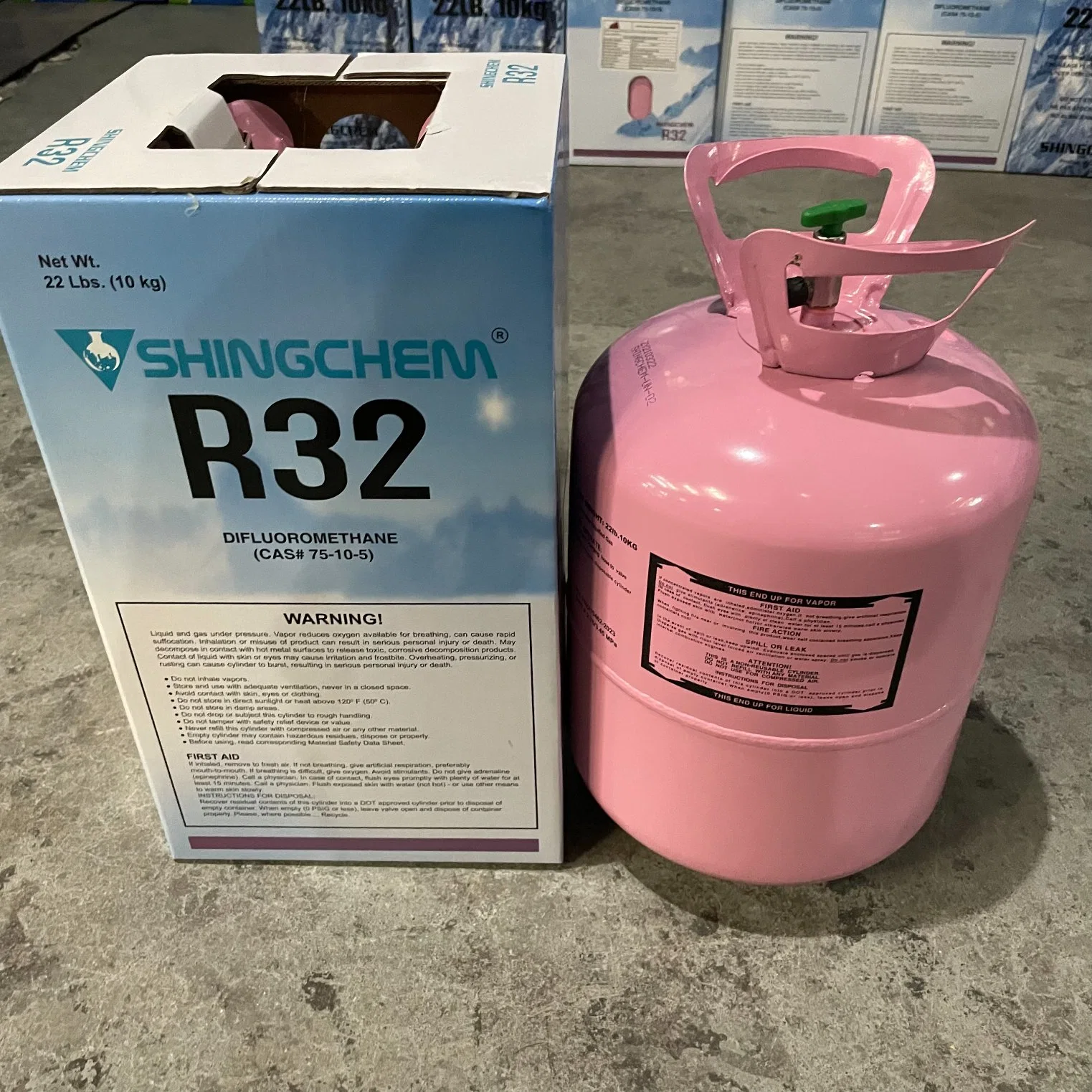 Usine de Chine gaz réfrigérant Difluorométhane R32