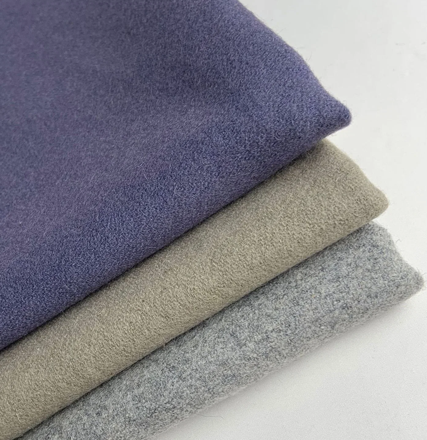 Suite Customized China Natural Splicing Stretchable Soft Breathable Comfortable Heavy Superfine Wool Melton Fabric