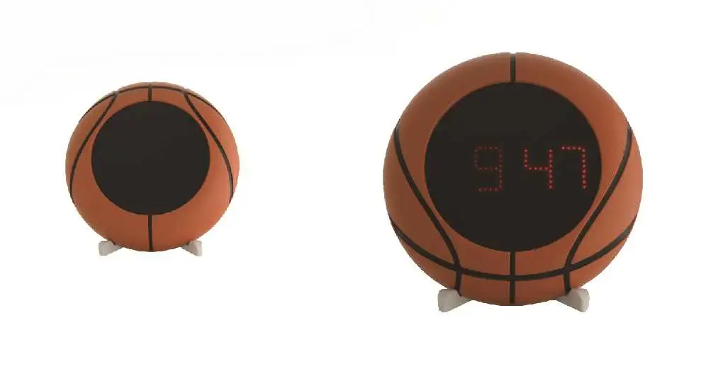 Neuheit Elektronische Basketball Muster Rahmen LED Digitale Wandzeit Geschenk Uhr