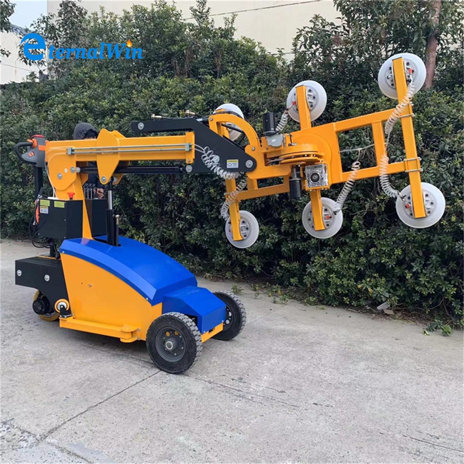 Mobile 600kg Electric Glass Vacuum Lifter Glass Lifting Equipment 800kg 600kg Metal Sheet Marble Tile Vacuum Lifter