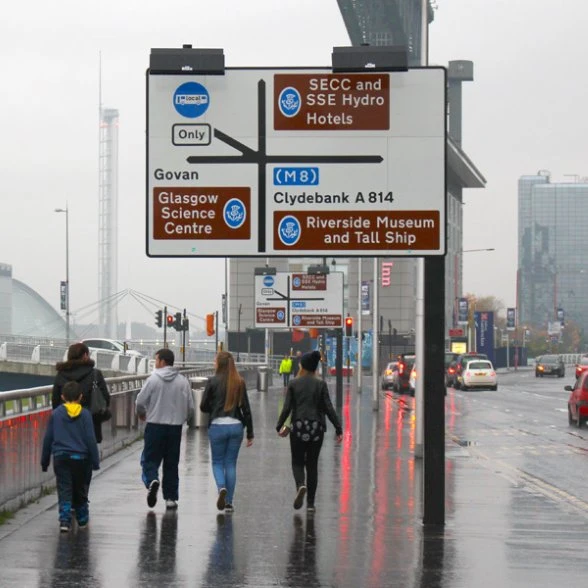 Overhead Cantilever Signage Retro Reflective Overhead Cantilever Sign Boards for Traffic Sign