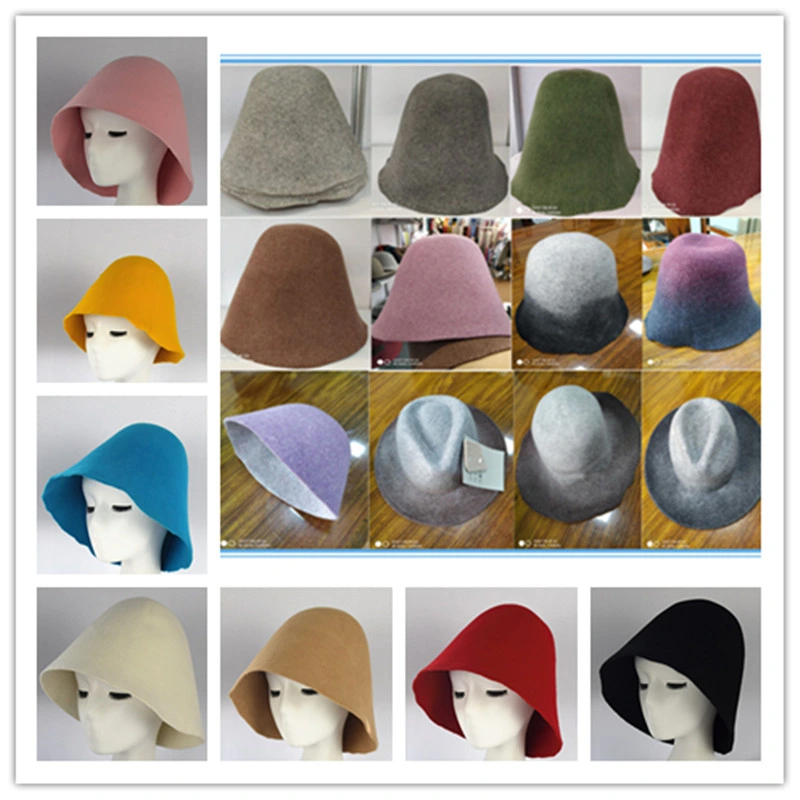 La más alta calidad 100% Australia sombrero de fieltro de lana cuerpo