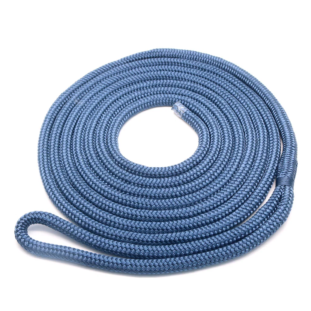 3/8"X6′ 100% Premium Doble Nylon trenzado de cuerda de guardabarros para el embalaje Home Decorating, tracción, línea de muelle.