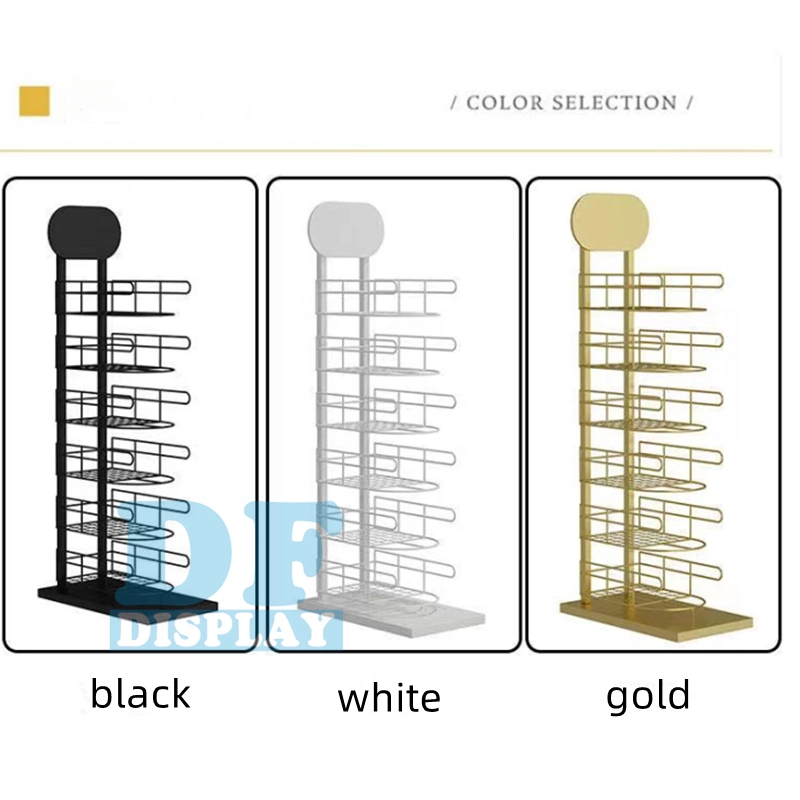 Tienda Hat Rack Stand 3/6/capas de suelo de 8/10Hat Metálica Gorra de béisbol tapas titular de la pantalla de visualización de la torre