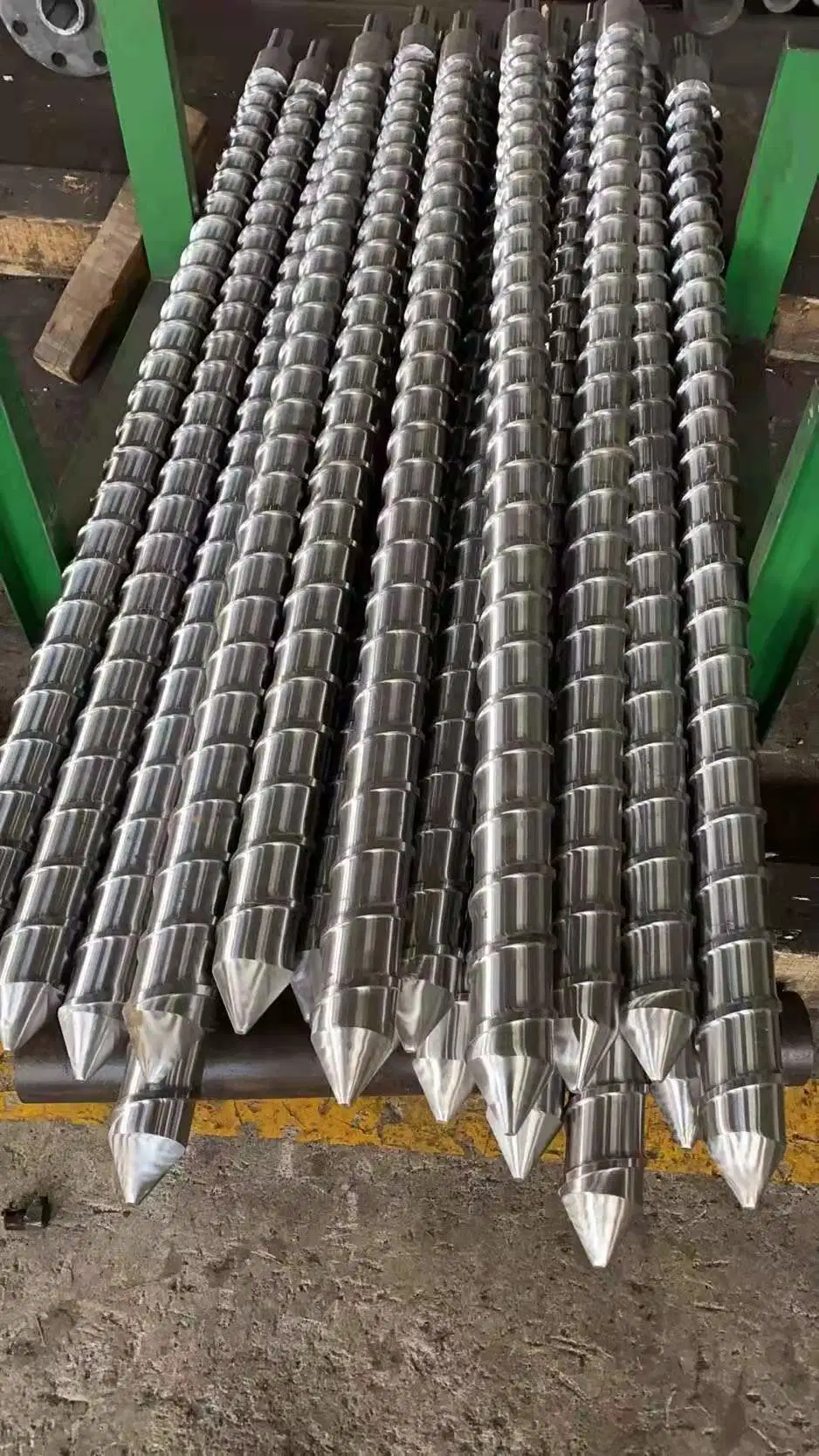 Bimetallic Single Injection Molding Machine Screw Barrel