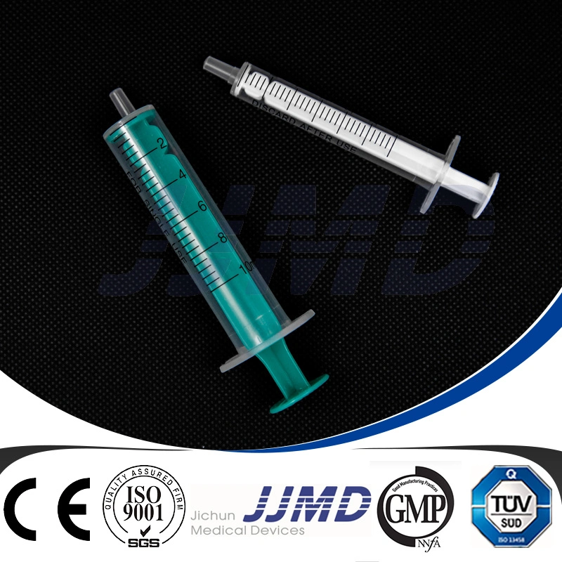 2 Parts Disposable Luer Slip Syringe for Inject with Needle