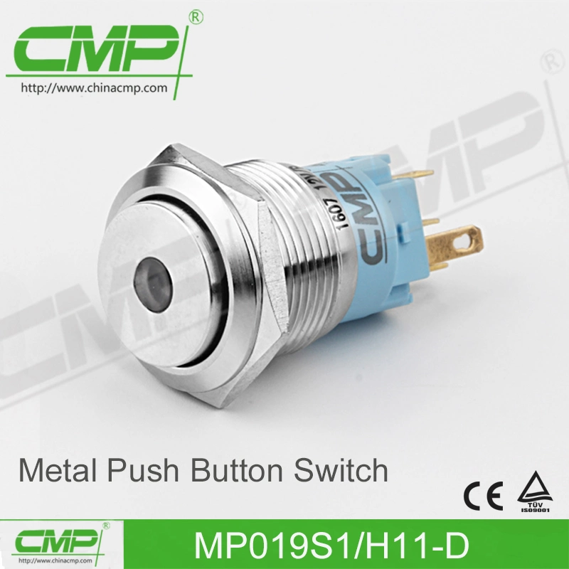 CMP Anti-Vandal Push Button (19mm, CE, TUV)