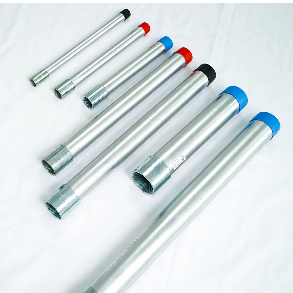 UL Certificate Galvanized Threaded 1 2 3 4 Inch Rigid Steel Conduit Rsc Rmc Rgs Steel Metal Metallic Conduit/Tubos/Tuberia/Pipe