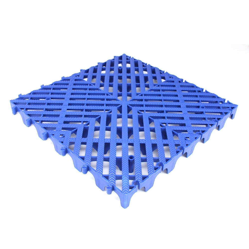 Anti Slip Plastic Car Wash Drain Garage Tiles Interlocking Flooring