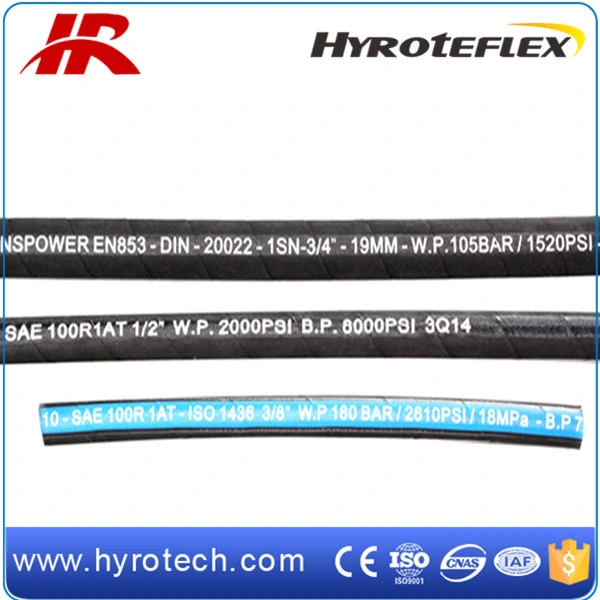 Hyraulic Hose SAE100 R1at From Rubber Hose Manufacturer