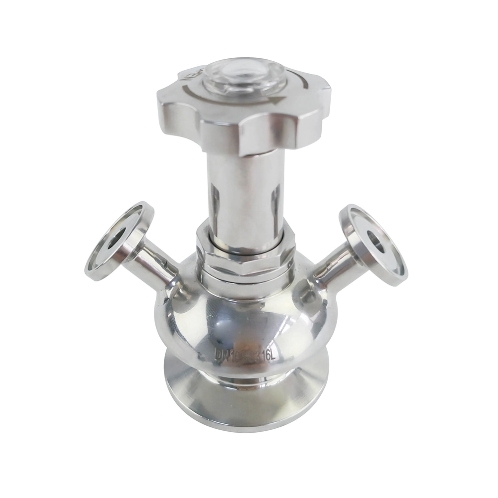 SMS DIN Food Grade Steel Asplic Sampling Valve