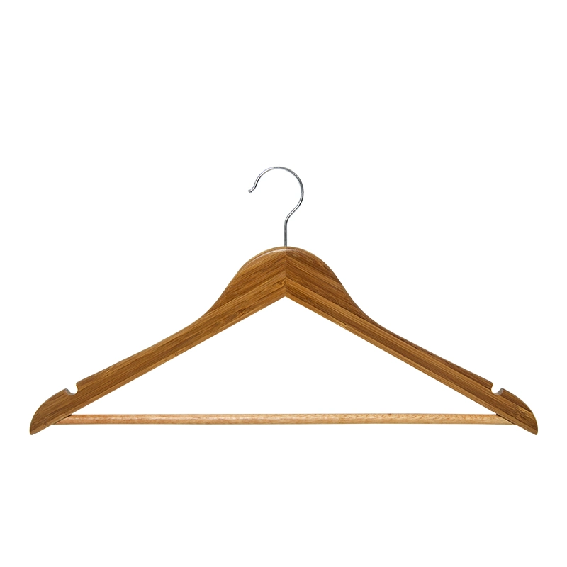 Eoncred Bamboo Hanger Eco Friendly Coat Hanger Customized Logo