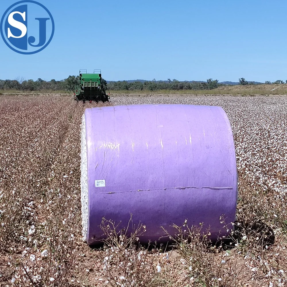 China Großhandel Hohe Dichte Super Breite Baumwolle Verpackung Bale Silage Folie Einwickeln