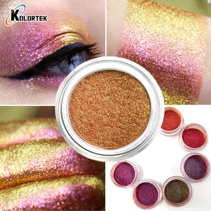 Großhandel Metallic Duochrome Pigment Glitter Glänzend Lidschatten Pigment