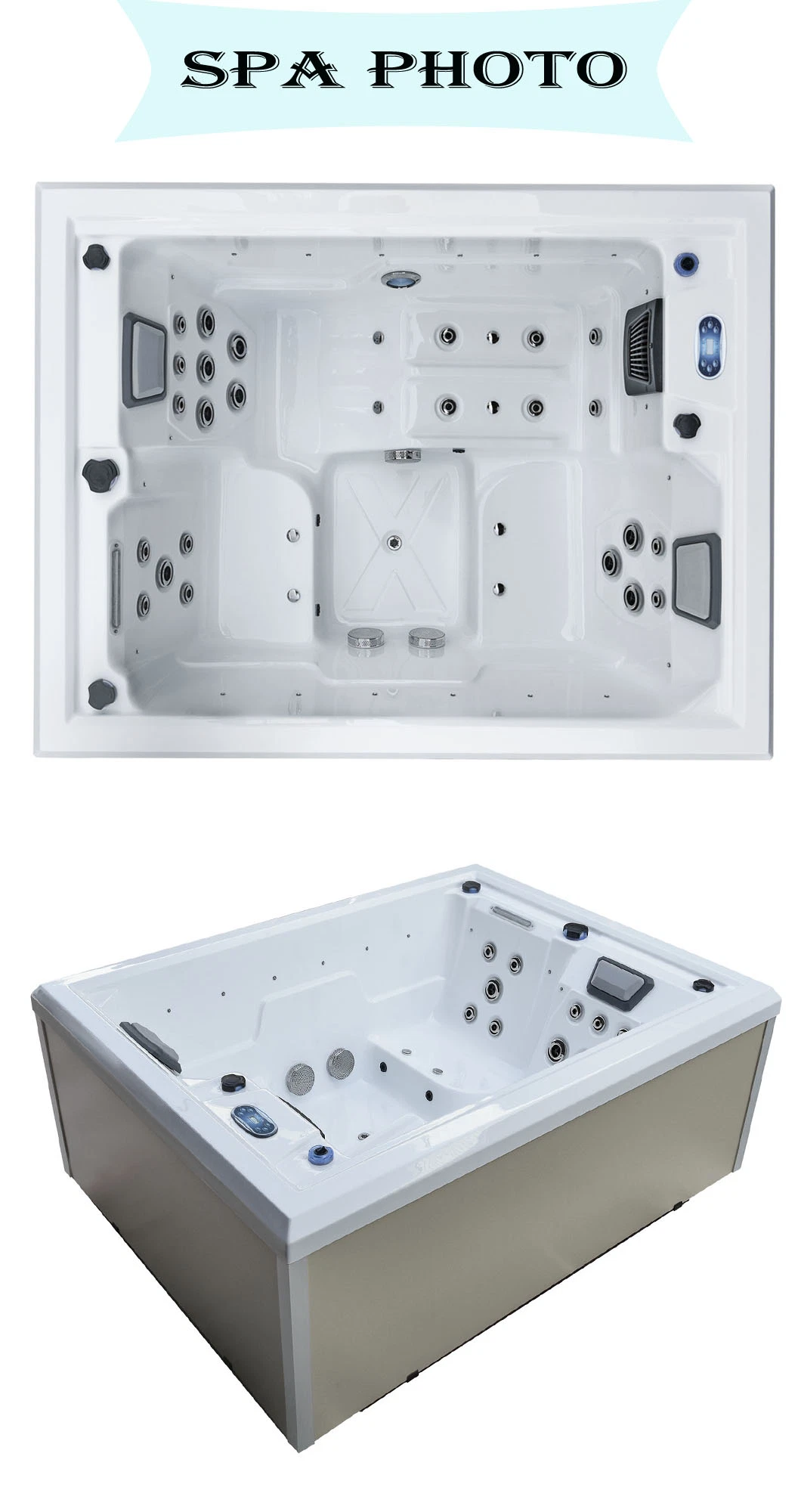 Novo Tipo Banheira de Hidromassagem massagem SPA Piscina Hottub spa banheira de hidromassagem