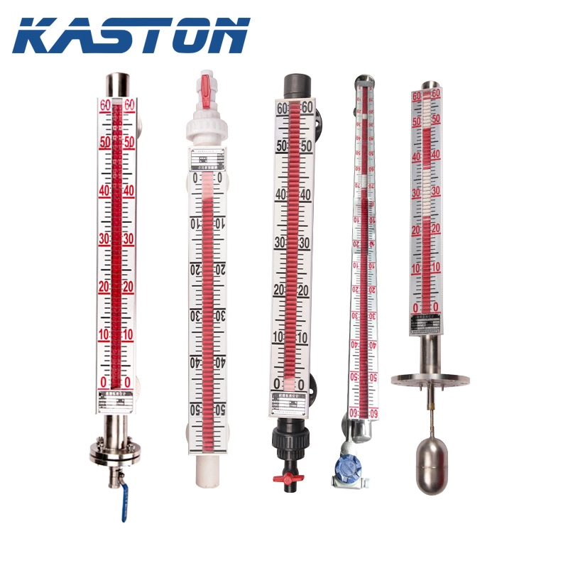 Bascule magnétique liquide du réservoir d'eau de carburant industriel monté sur le dessus 4 mA Indicateur de niveau