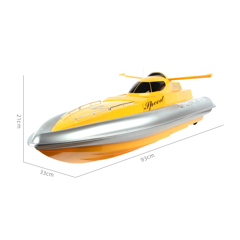 Los niños juguetes lancha recargables USB piscina lago remos yates de vela el doble de rápido de modelo de 2,4 Ghz de velocidad de control remoto RC BARCO