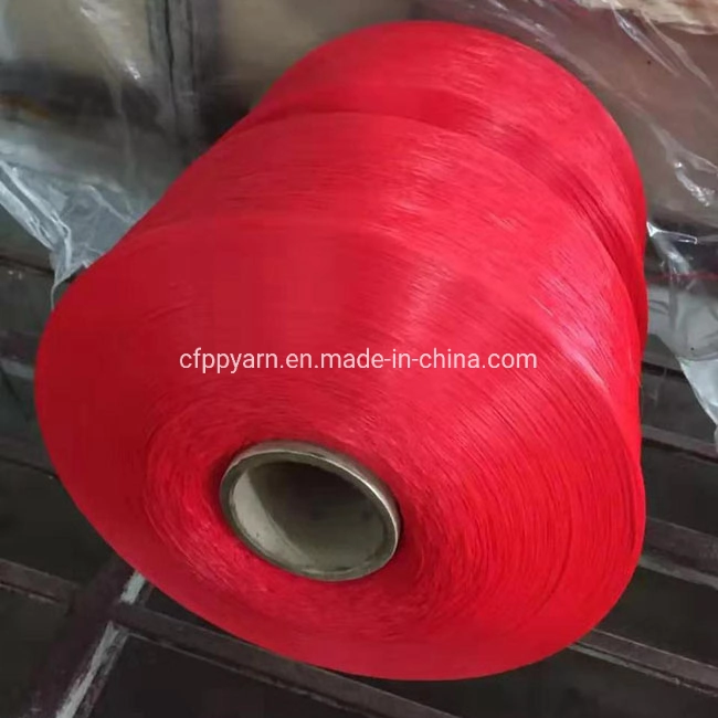 High Strength Filament PP Polypropylene Multifilament Hollow 800denier 900d FDY High Twist Yarn for Embroidery Thread