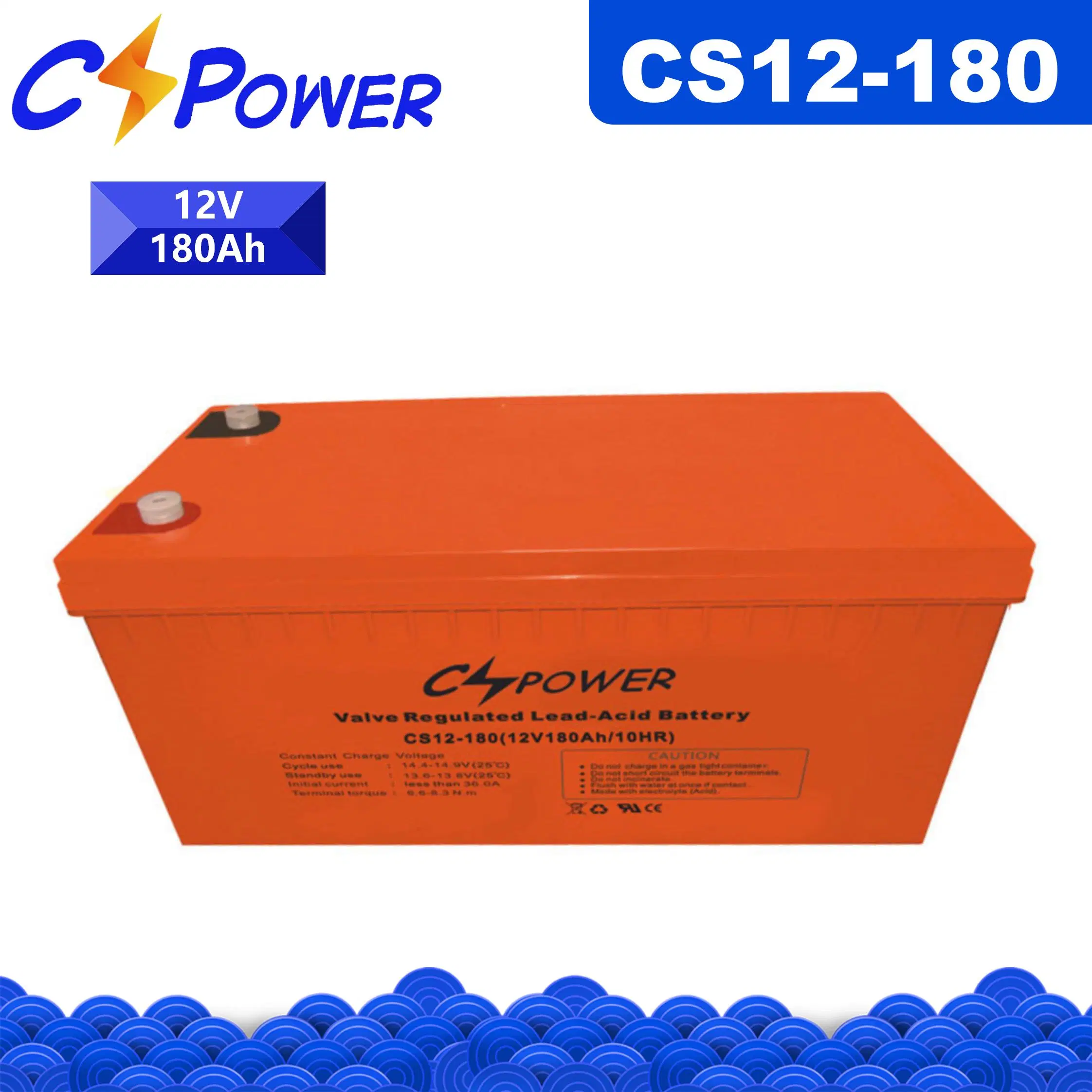 Free Maintaince Solar Lead Acid Battery12V Power Supply