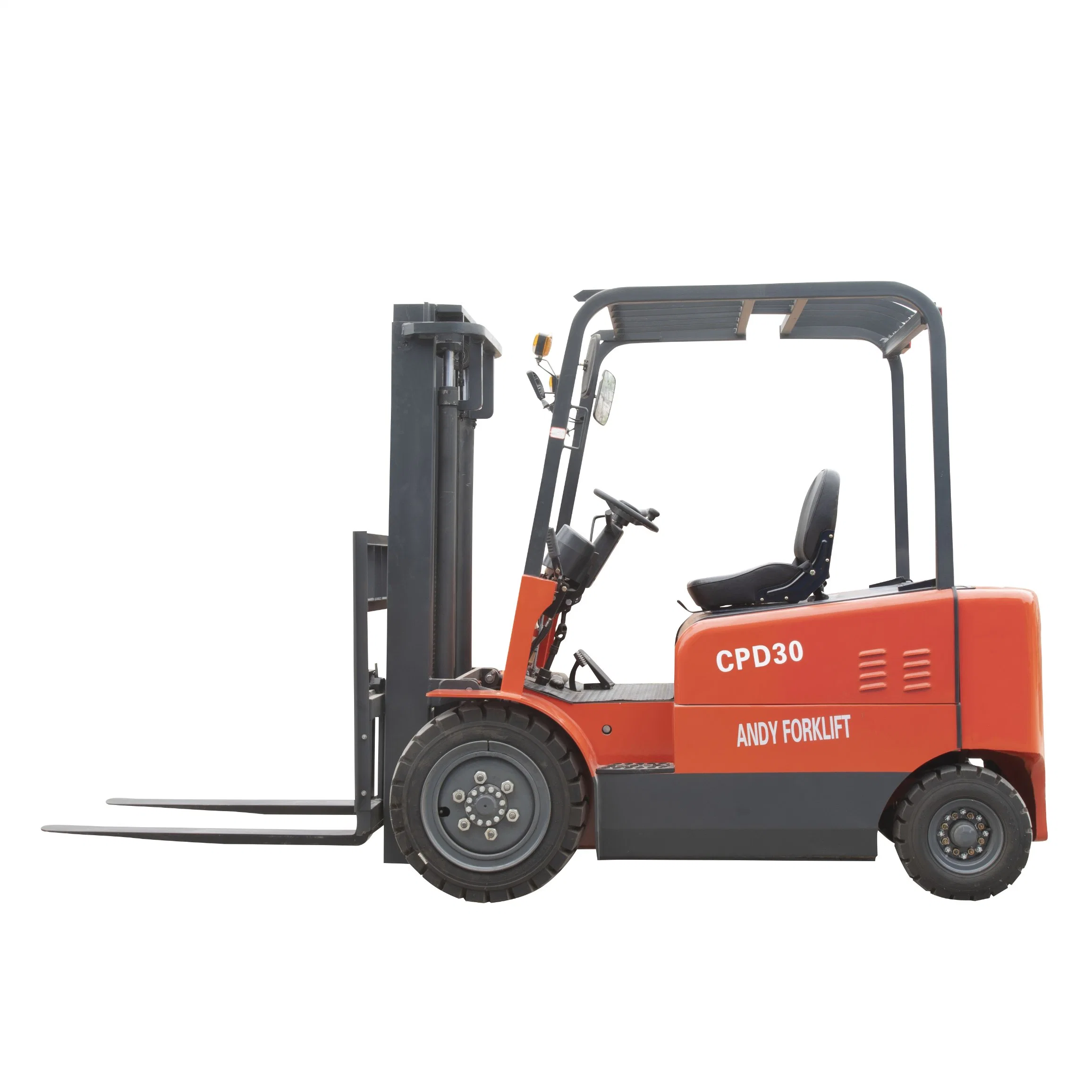 3ton 3000kg Lifting Height 3000mm Four Wheel Counterbalanced Battery Operated Electric Forklift Price