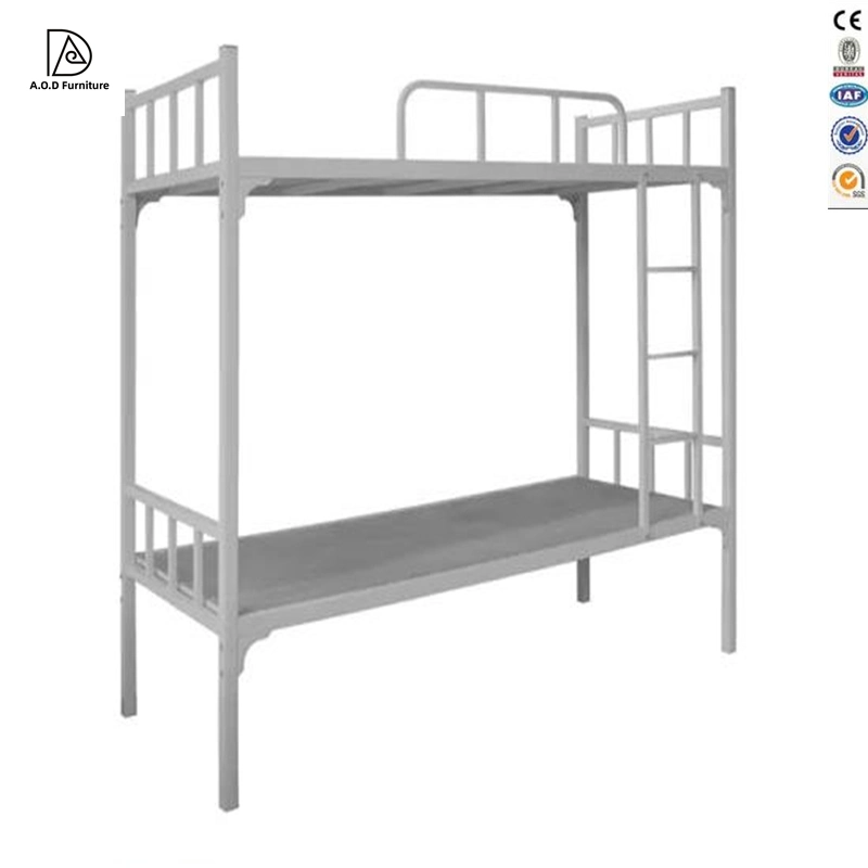 Modern Office School Furniture Dormitory Hotel Metal Double Steel Bunk Bed for Student