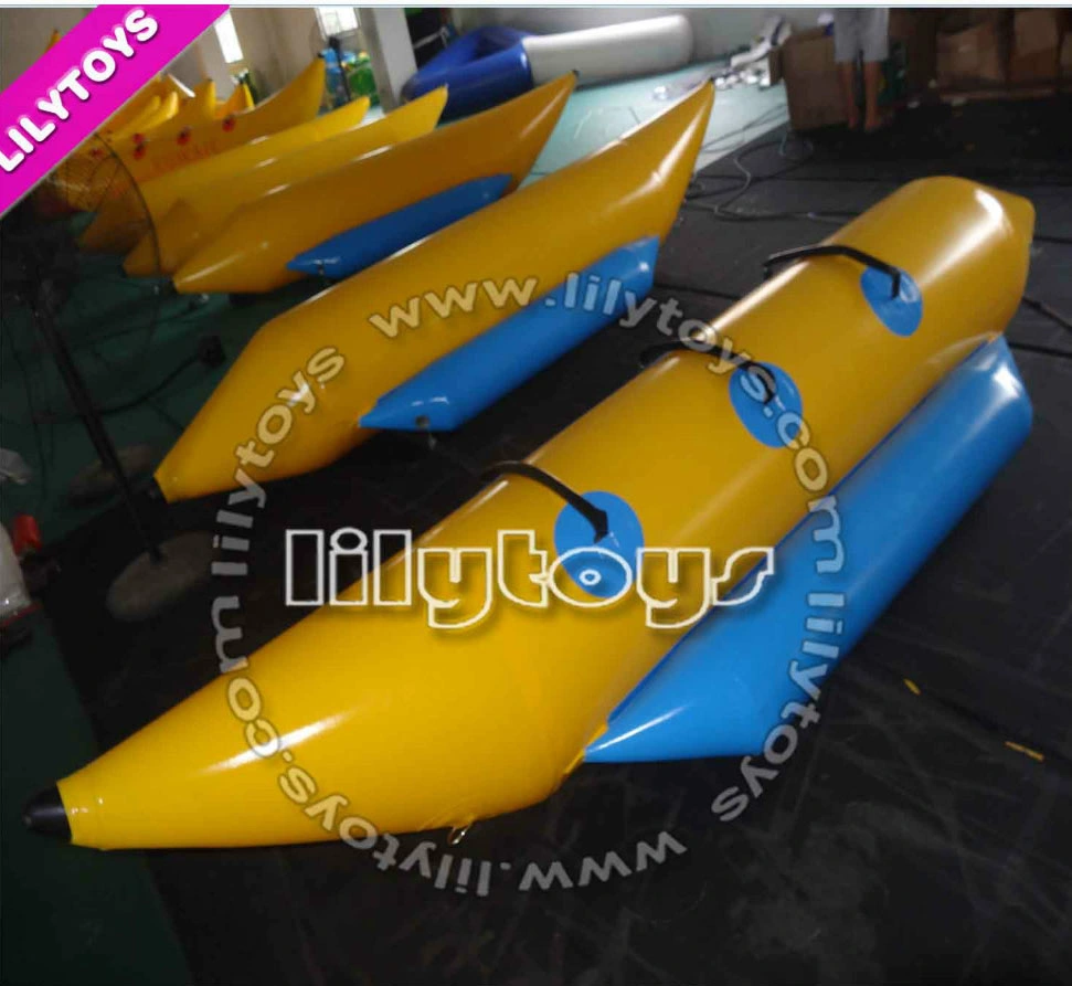 Cheap Water Toy Inflatable Interactive Games Banana Boat PVC Material for Kids and Adults