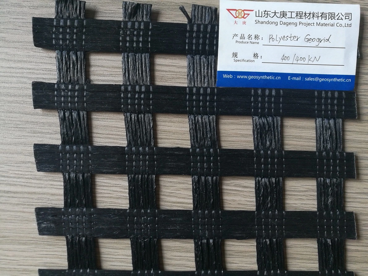 High Tensile Strength Geogrid Polyester Geogrid