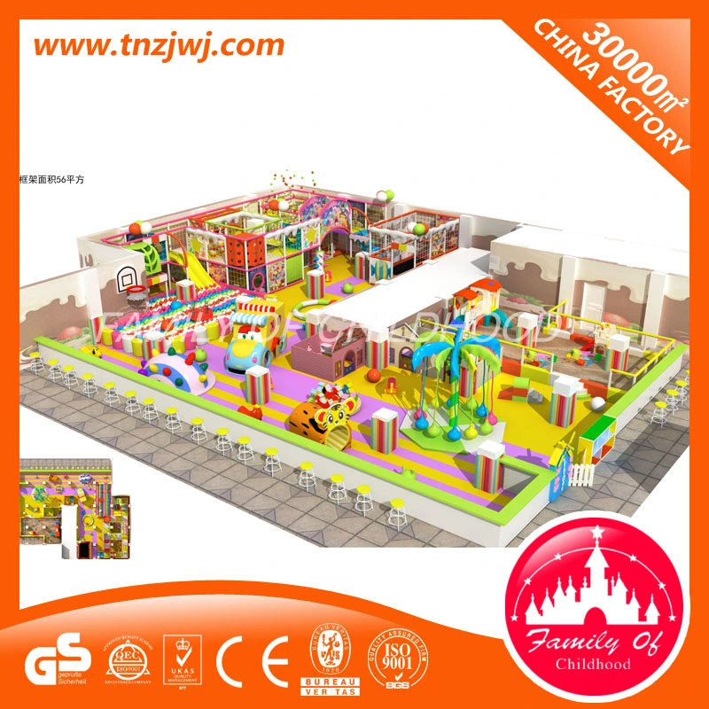 Rainbow Theme Indoor Kids Playground Labyrinth for Amusement Park