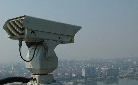 Longo alcance Wireless Laser IP Infrared câmara CCTV System