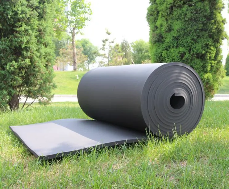 Black Closed Cell NBR Rubber Foam Insulations