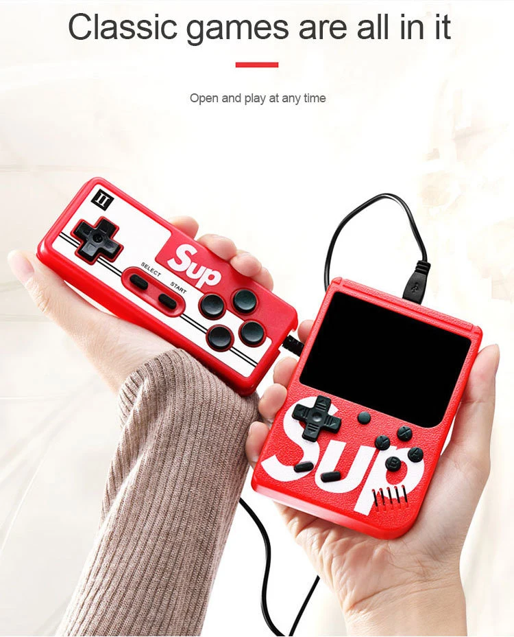 Mini Handheld Game Console Single and Double Player