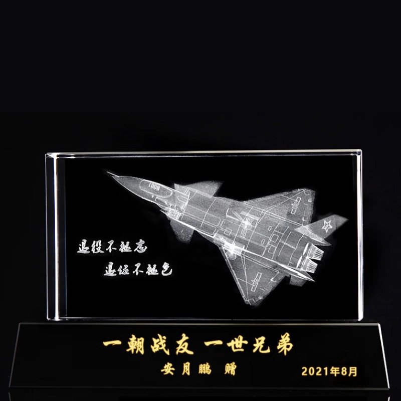 Chinesische Fabrik Großhandel/Lieferant Custom Souvenir Geschenk Enterprise hochwertige Dekoration 3D Crystal Crafts